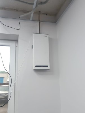 Установка рекуператора Vakio в офисе, ул. Болотникова